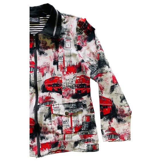 ONQUE CASUAL Womens’s Zip Sweater Jacket Size Medium - Picture 9 of 10